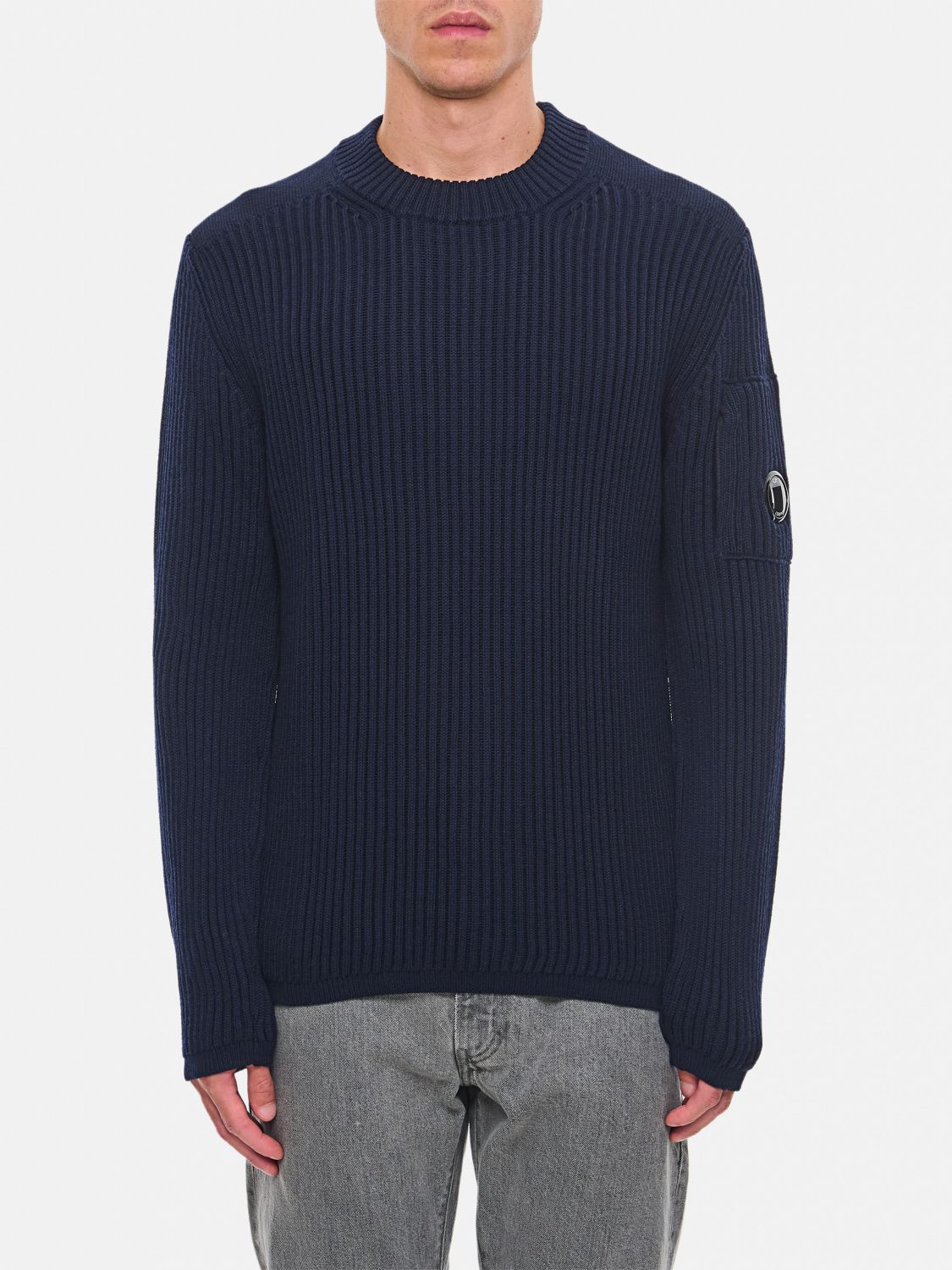 C.p. Company Sweater C. P. Company Men Color Blue In Blau