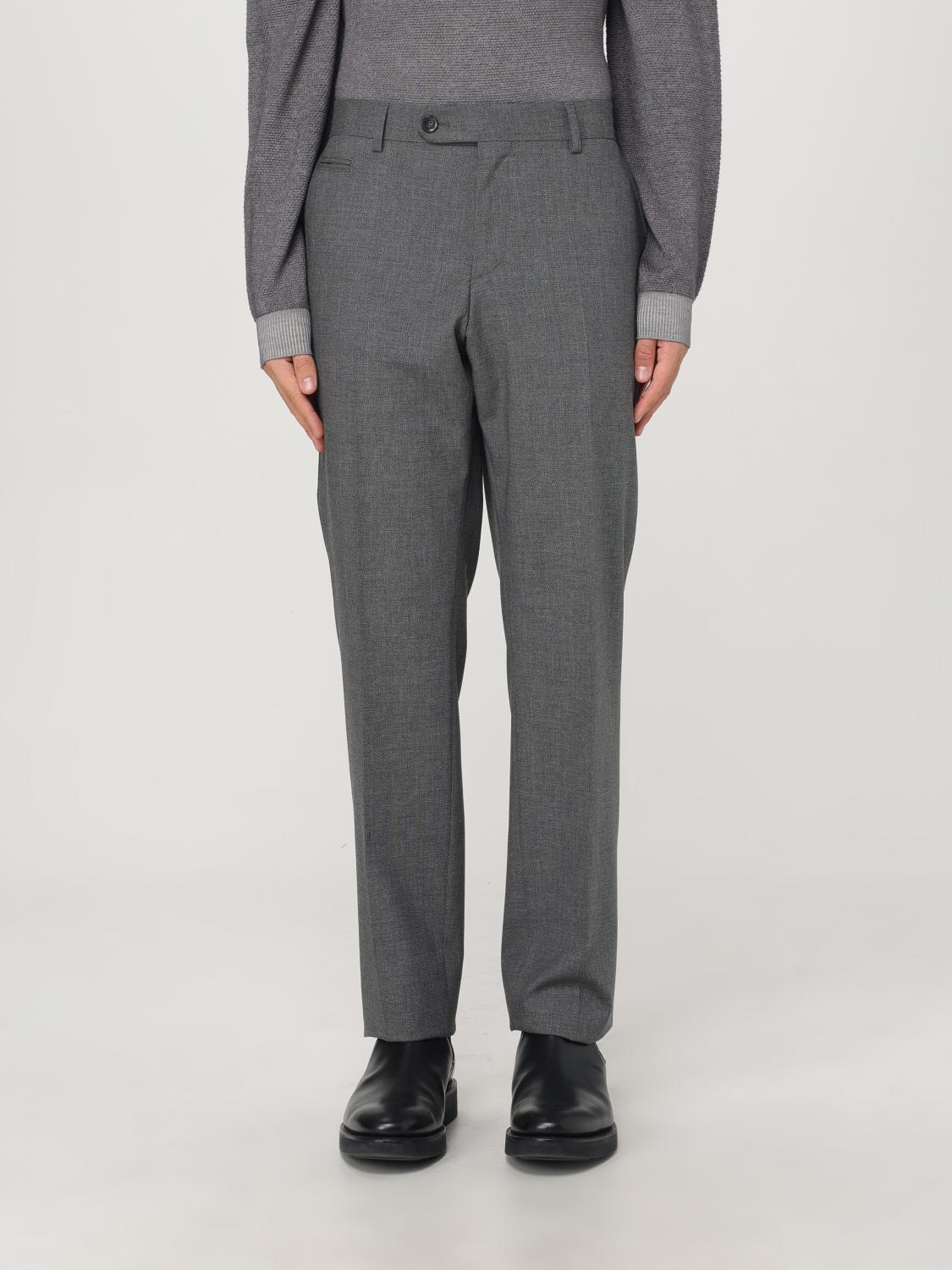 Hugo Boss Pants Boss Men Color Grey In Grau