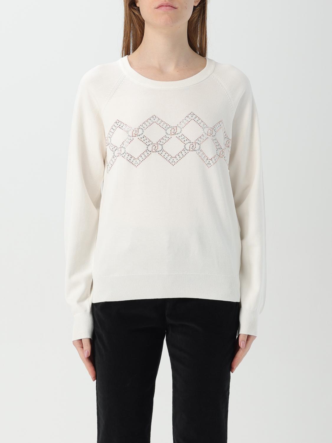 Liu •jo Sweater Liu Jo Woman Color White In Weiss