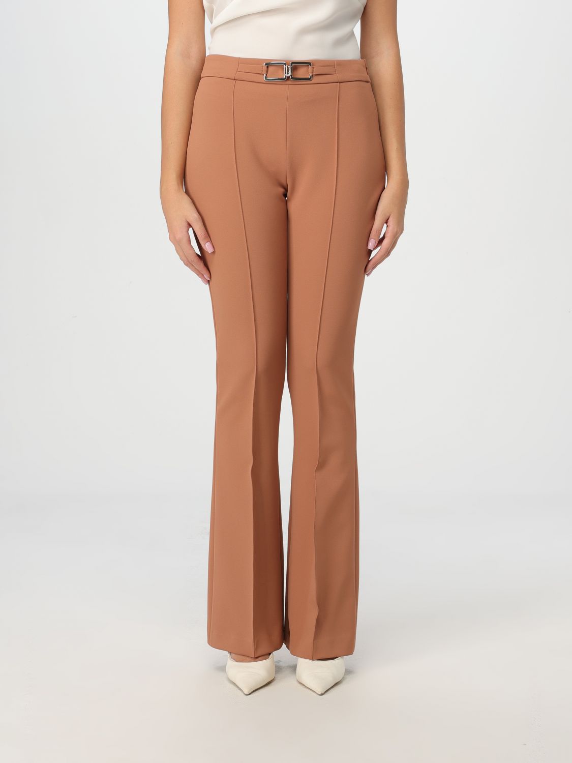 Shop Liu •jo Pants Liu Jo Woman Color Biscuit