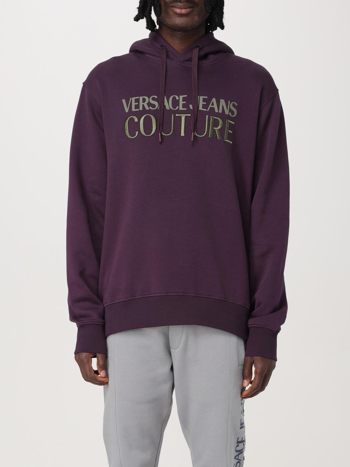 Versace Jeans Couture Sweater Men Color Violet In Violett