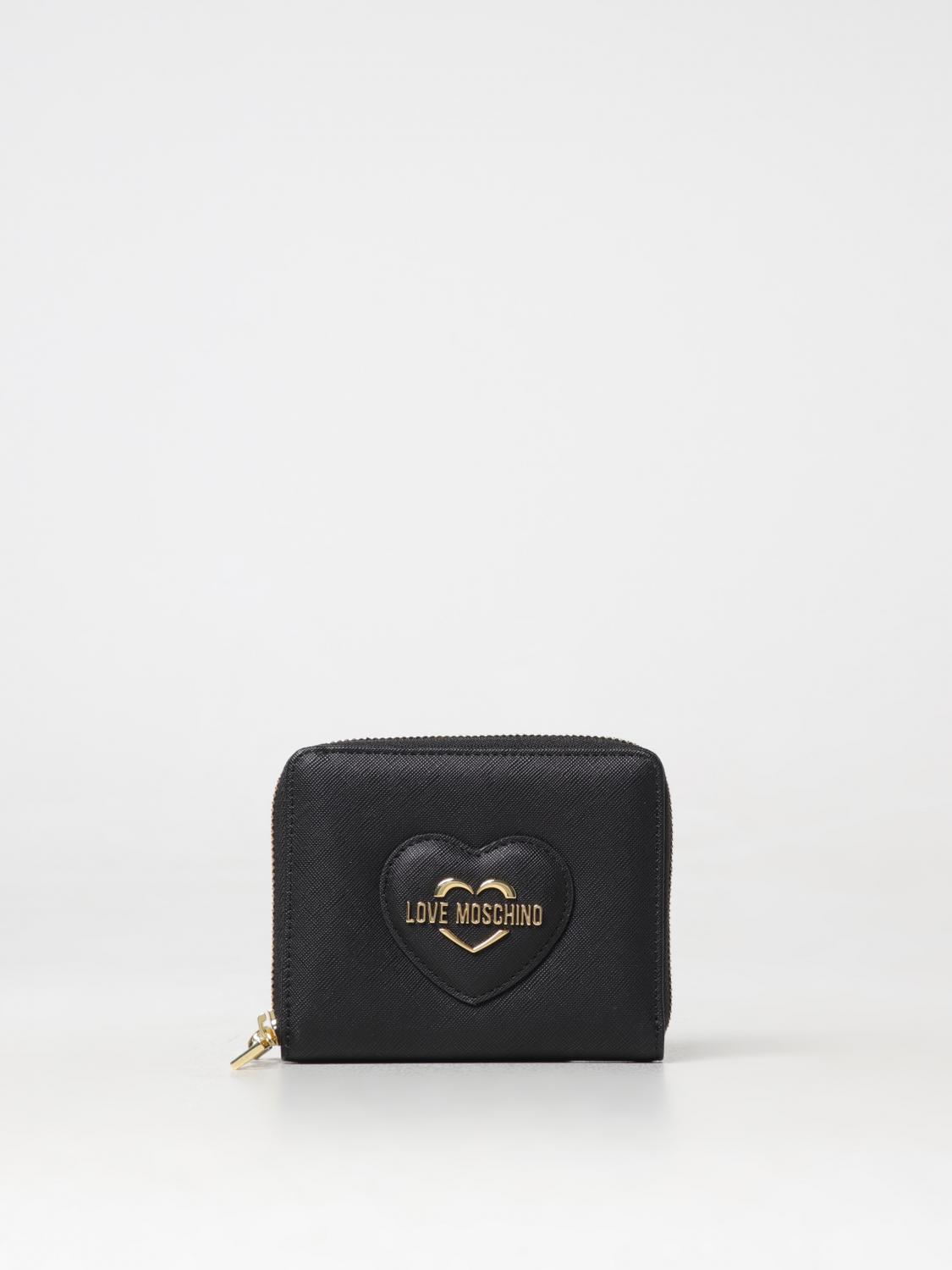 Love Moschino Wallet Woman Color Black In 黑色