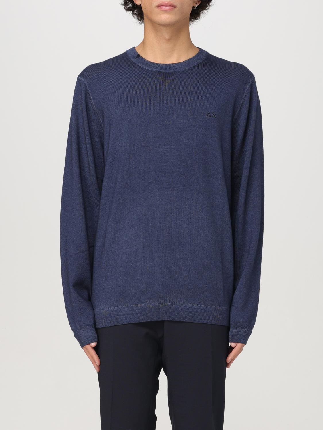 Sun 68 Sweater  Men Color Navy