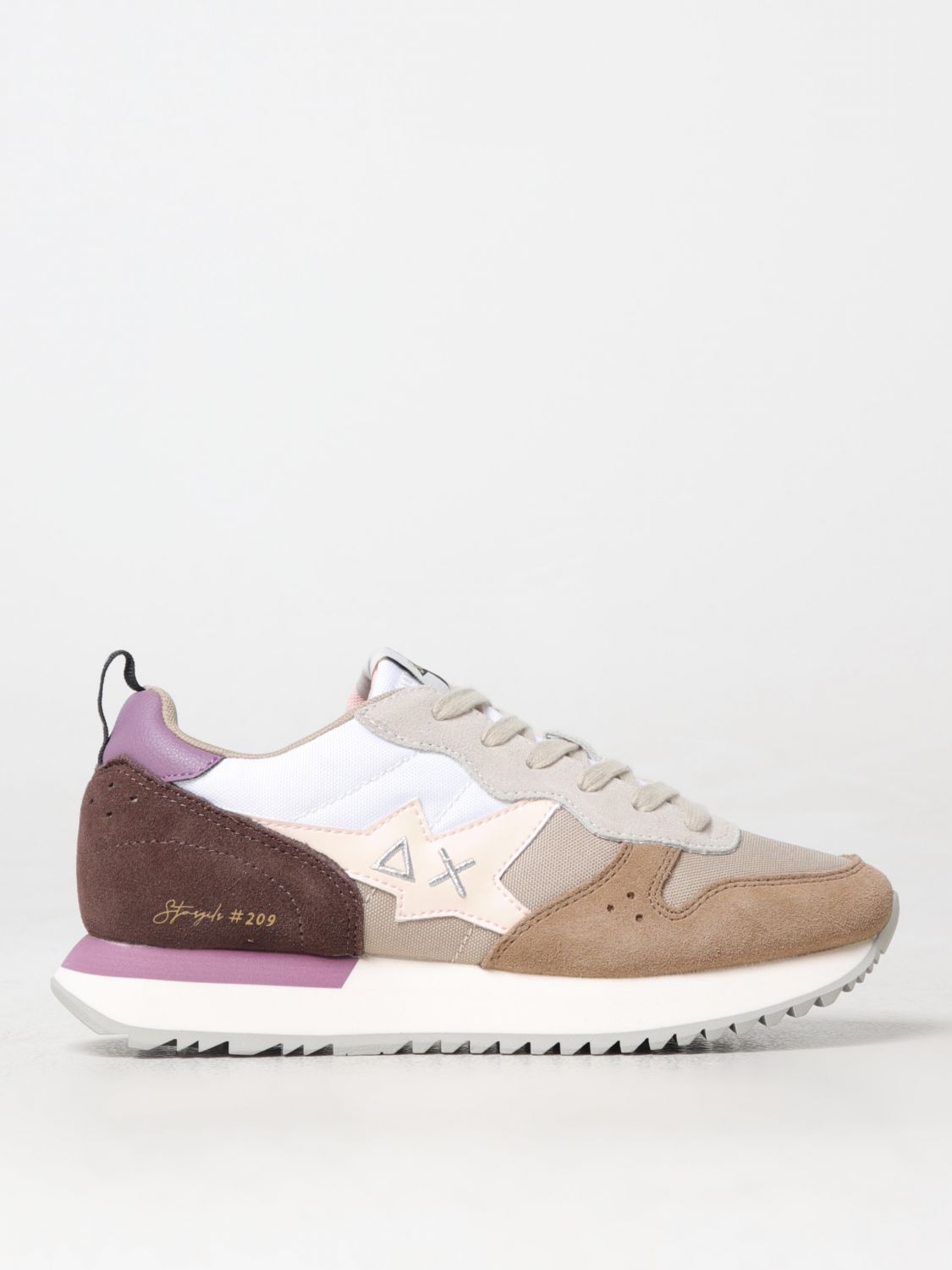 Sun 68 Sneakers  Woman Color Beige