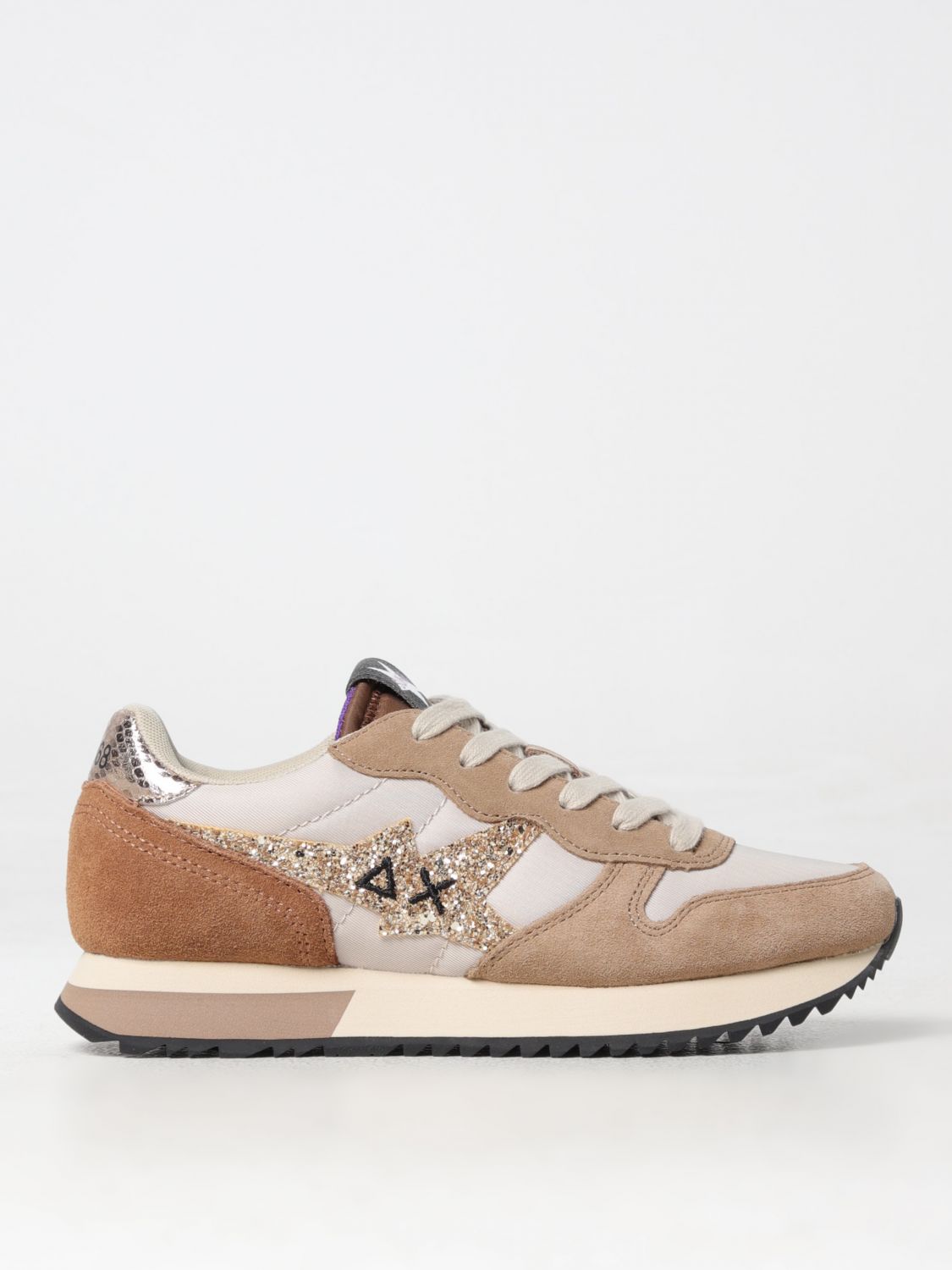 Sun 68 Sneakers  Woman Color Beige In Brown