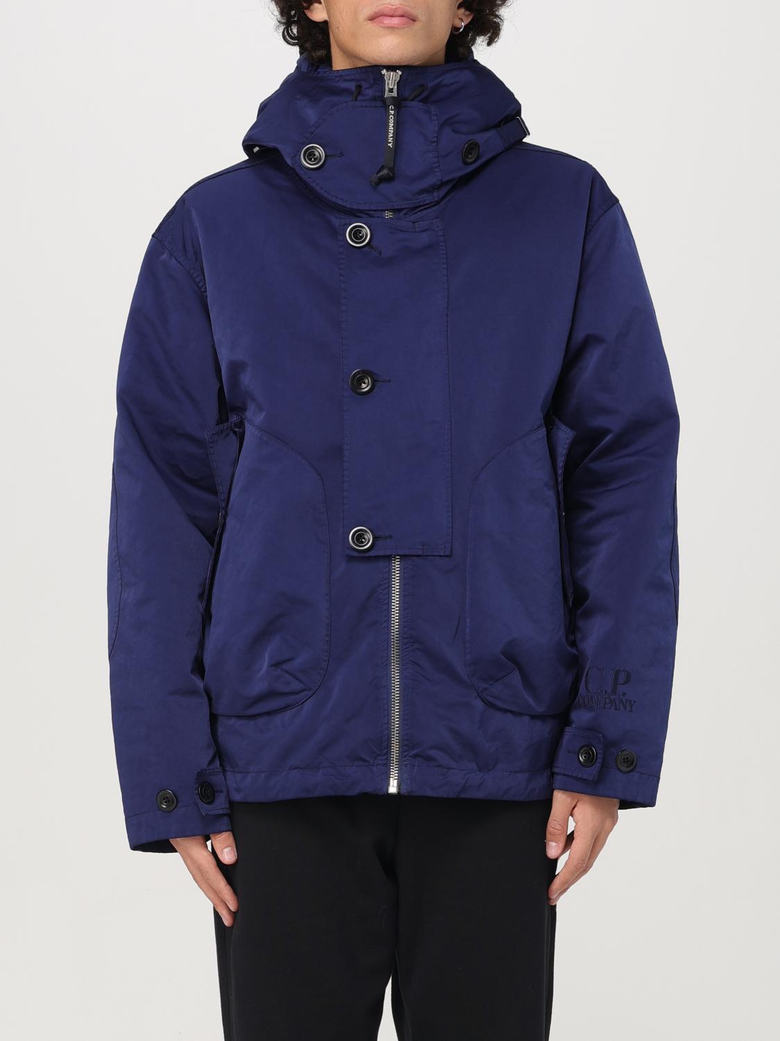 C.p. Company Essential Down Jacket In Blau
