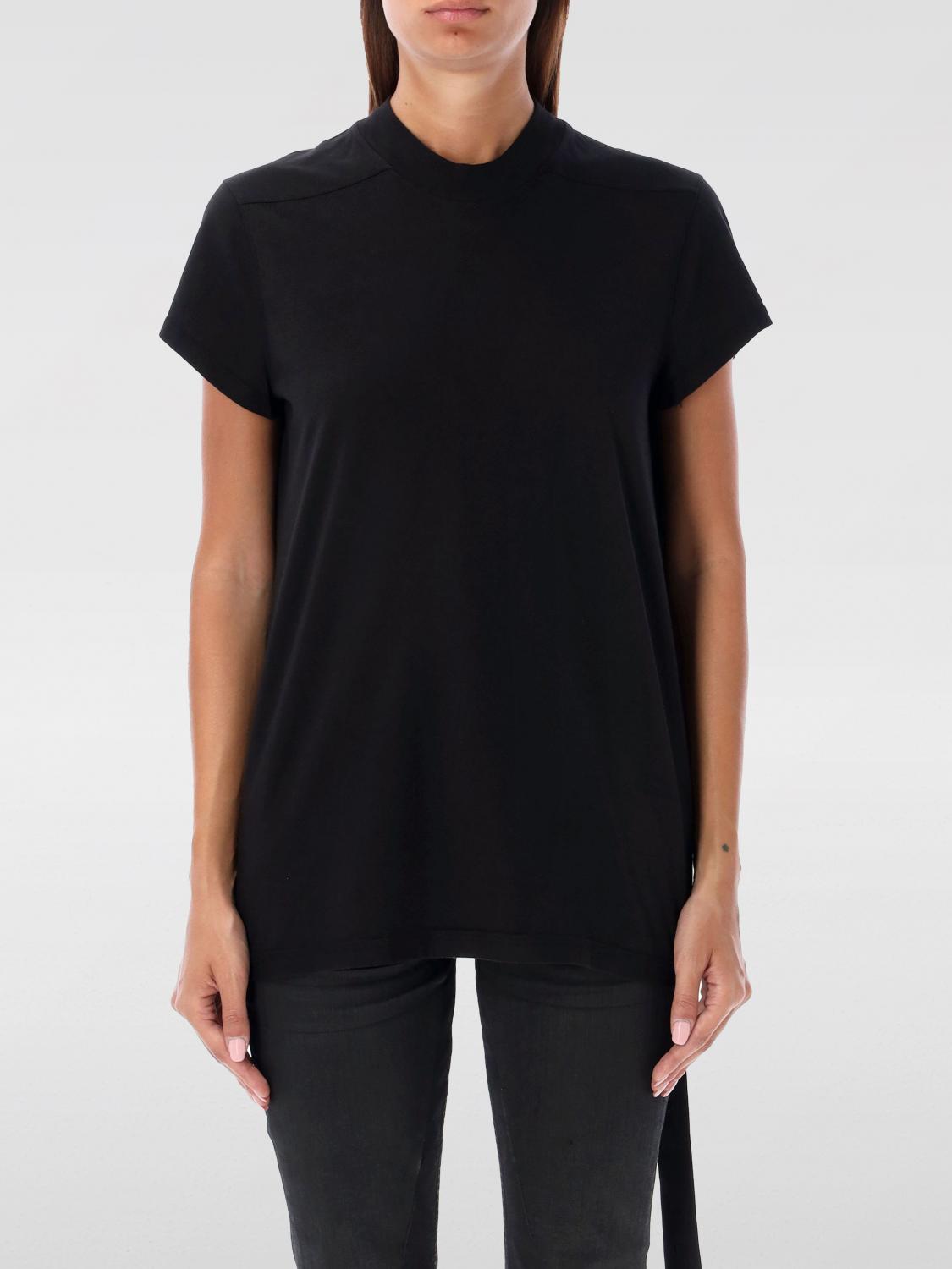 Shop Rick Owens Drkshdw T-shirt  Woman Color Black In Schwarz