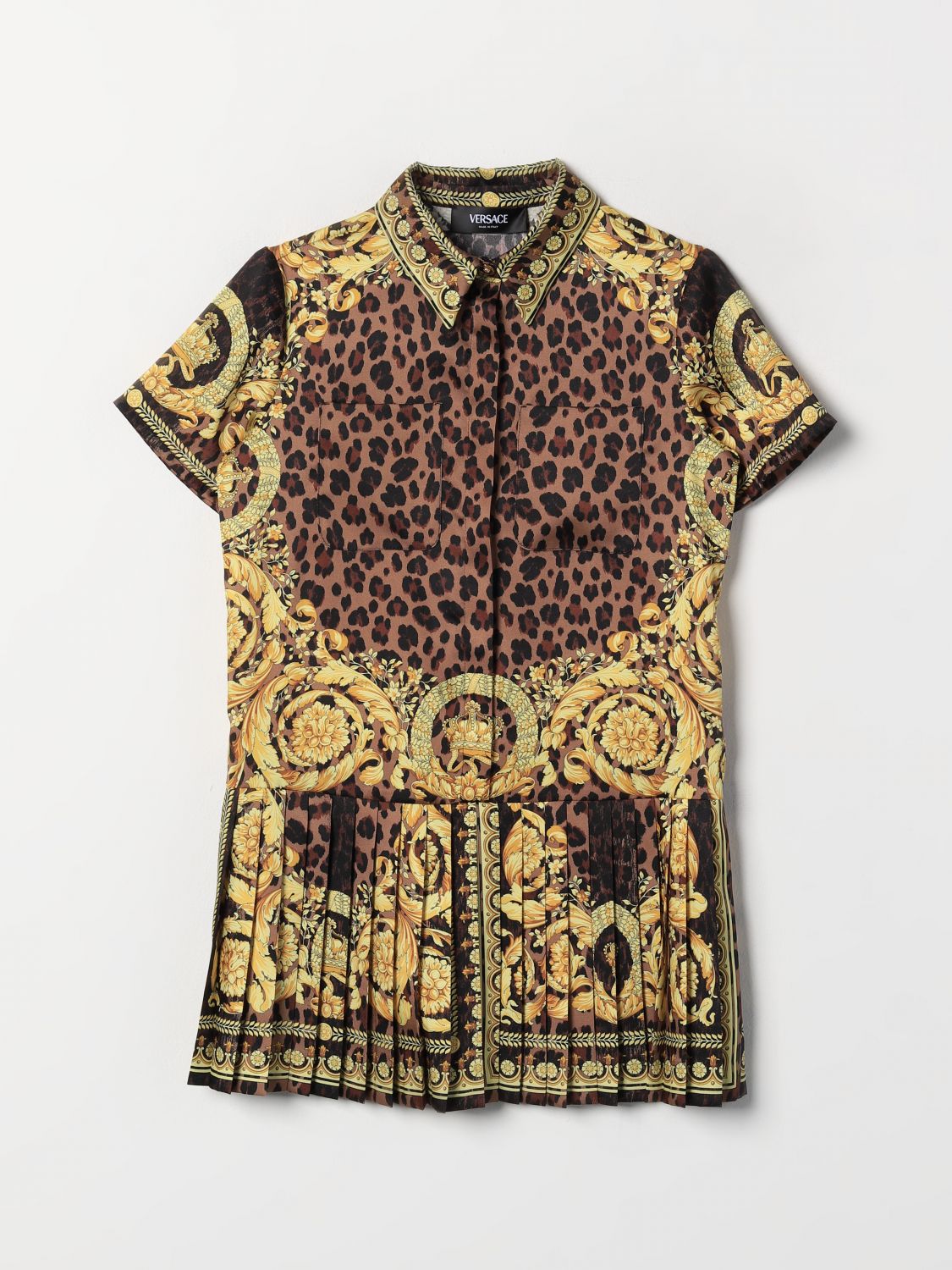 Versace Dress  Kids Color Gold