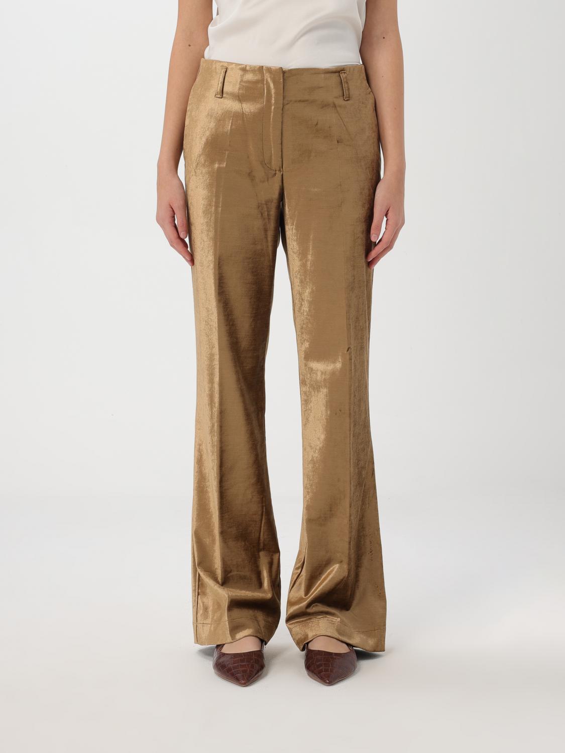 Forte Forte Pants Woman Color Camel In Camel