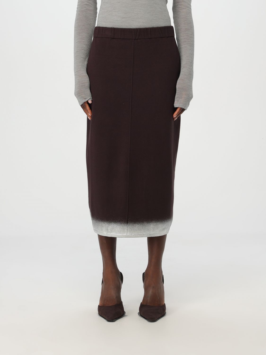 Liviana Conti Skirt  Woman Color Brown In Braun