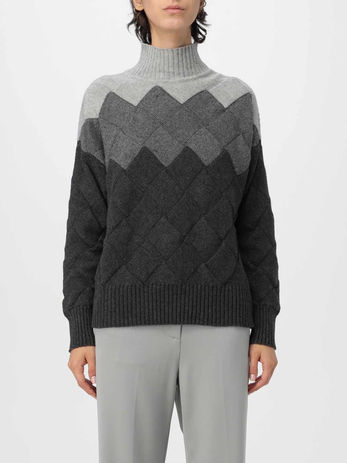 Liviana Conti Sweater  Woman Color Grey In Grau