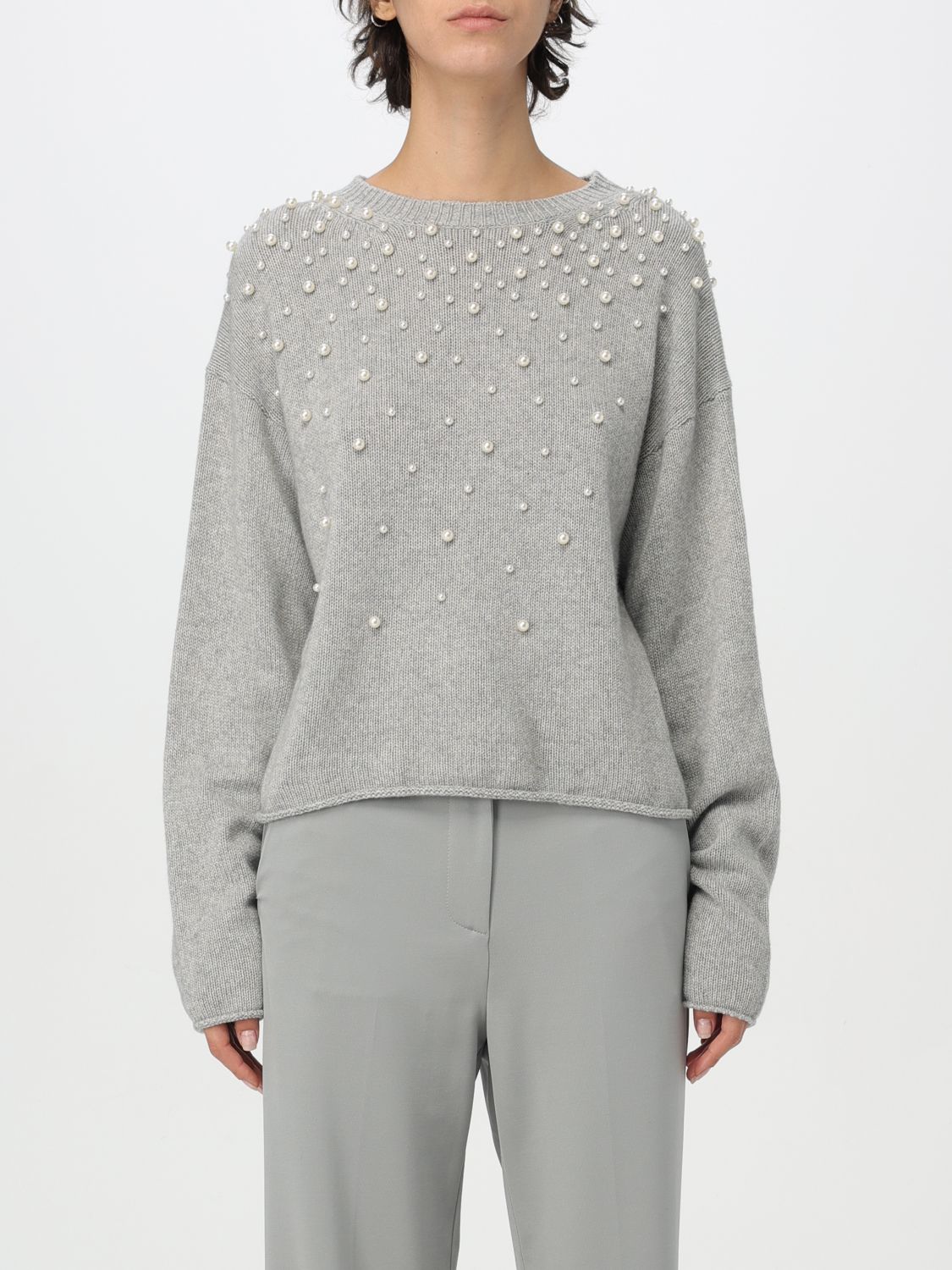 Liviana Conti Sweater  Woman Color Grey In Grau