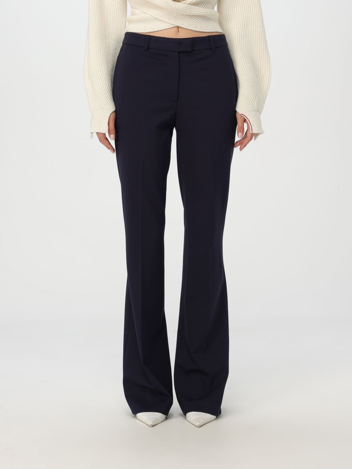 Liviana Conti Pants  Woman Color Blue In Blau