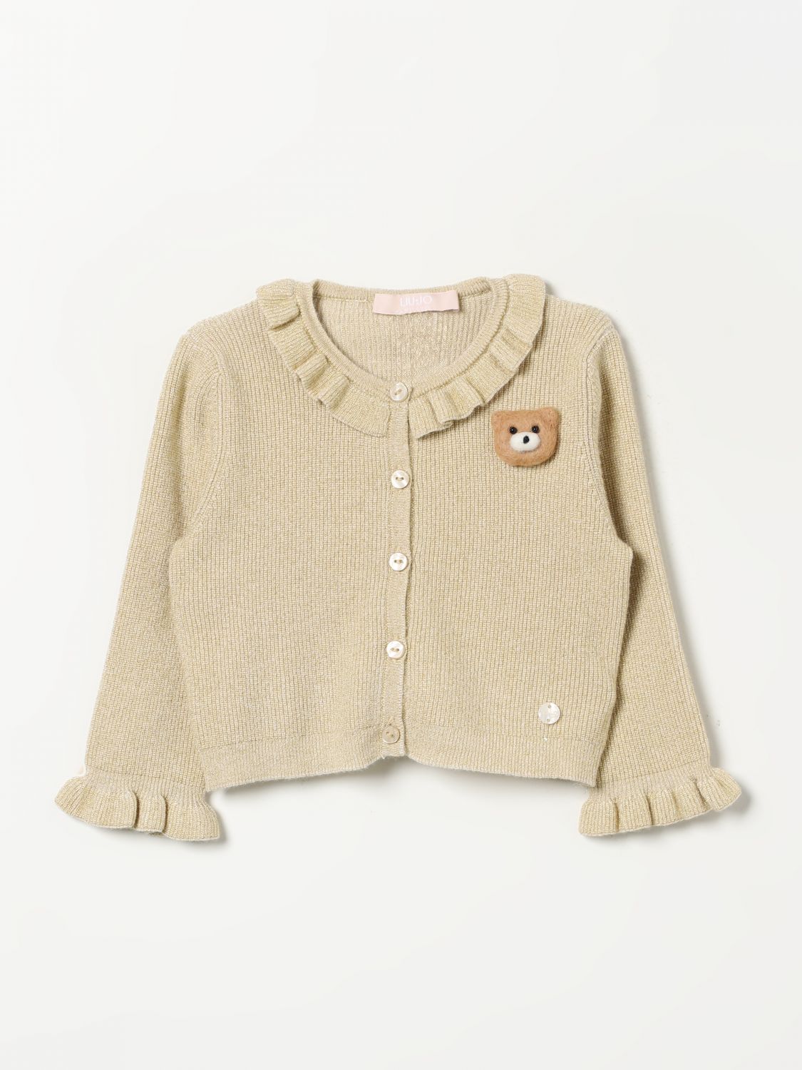 Shop Liu •jo Sweater Liu Jo Kids Color Gold