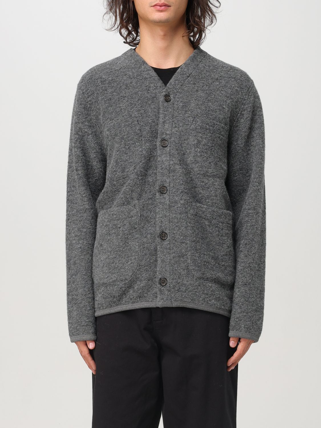 Shop Universal Works Sweater  Men Color Grey In Grau