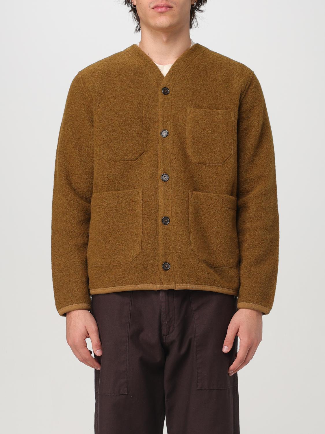 Shop Universal Works Cardigan  Men Color Brown In Braun