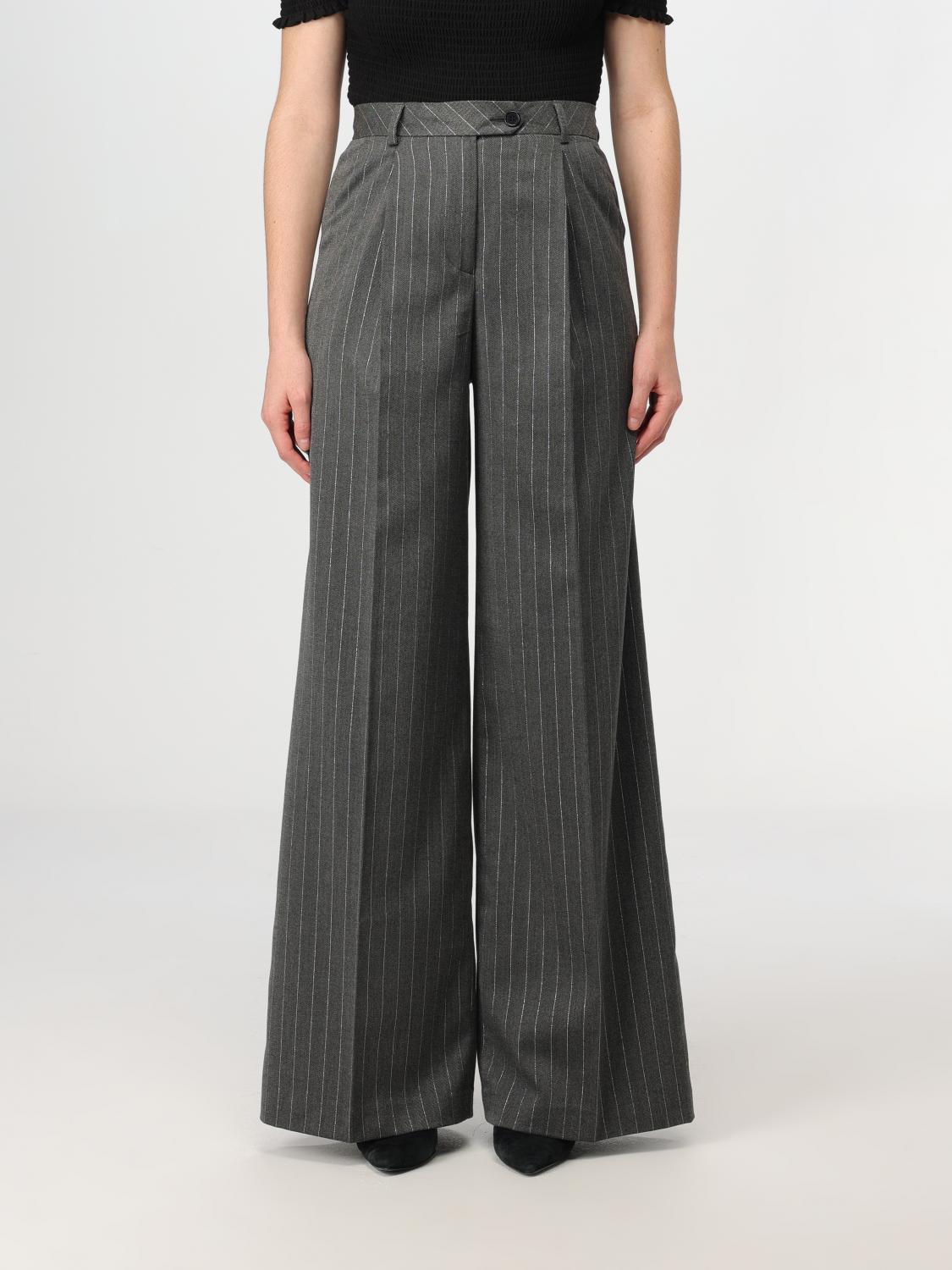 Liu •jo Hornstripe Casual Pants In Grau