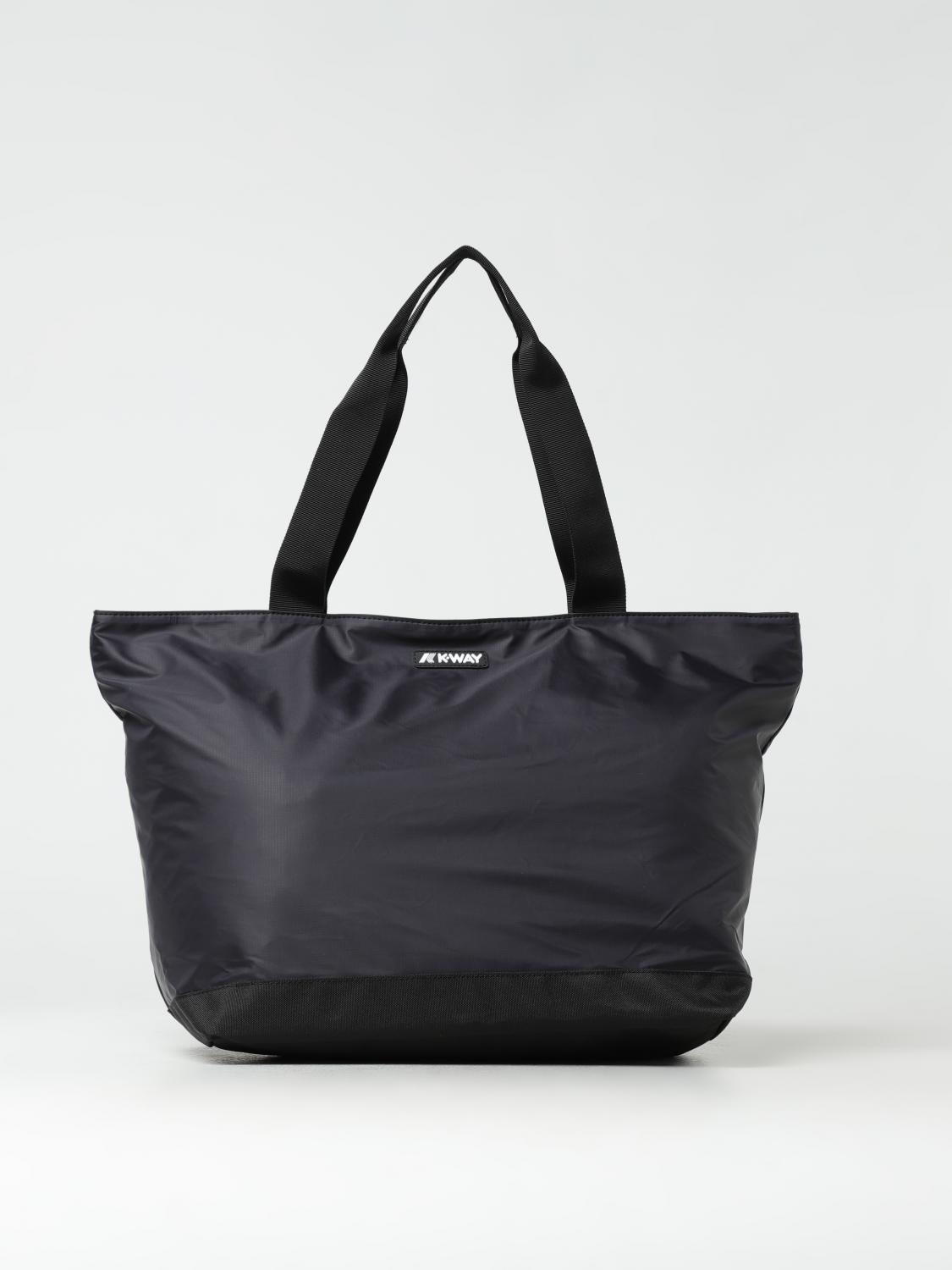 K-way Shoulder Bag Woman Color Black In Black