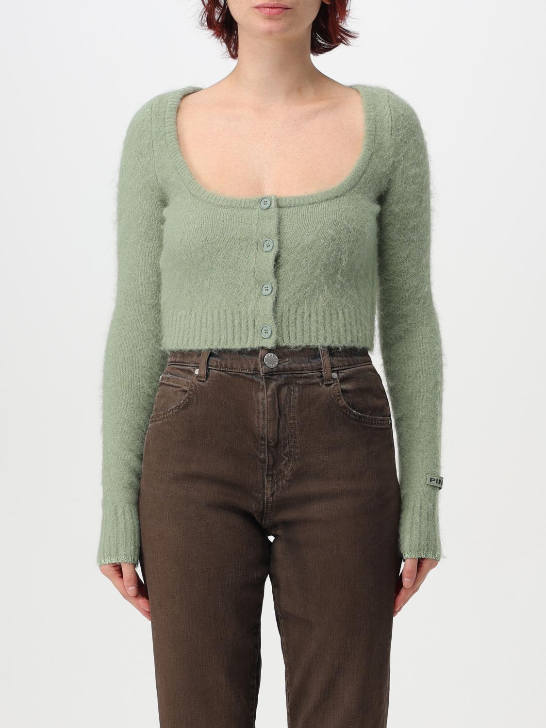 Pinko Colorpoint Cardigan In Grün