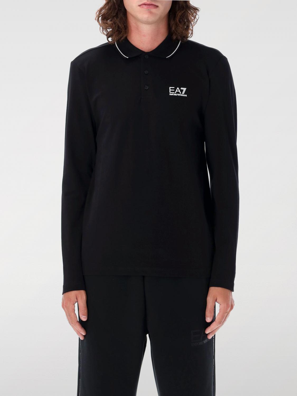 Polo Shirt EA7 Men Color Black