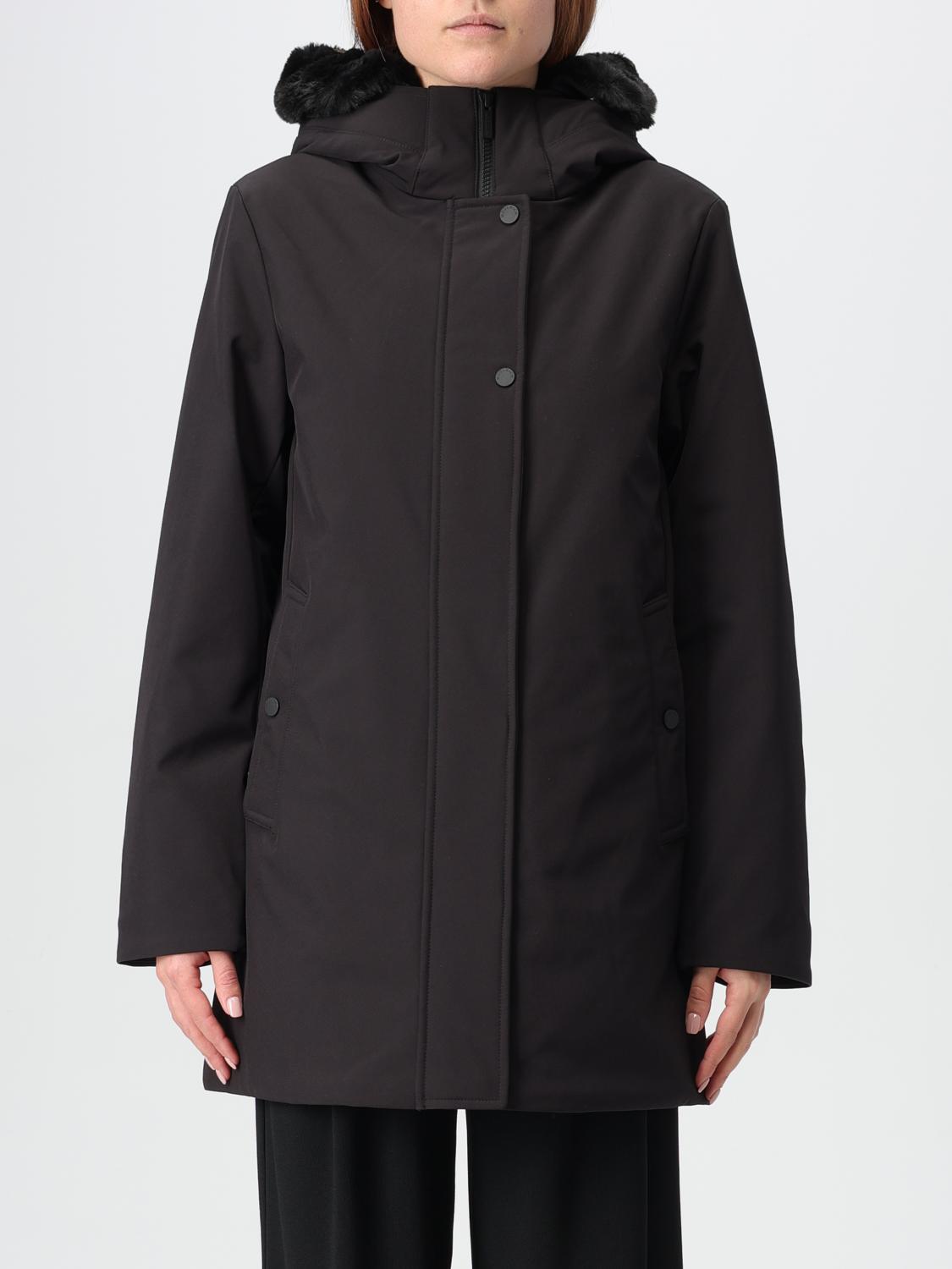 Woolrich Coat  Woman Color Black In 黑色