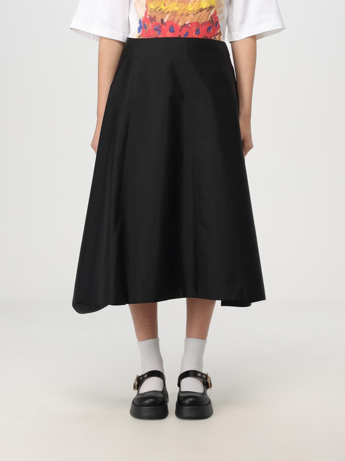 Marni A-line Midi Skirt In Schwarz
