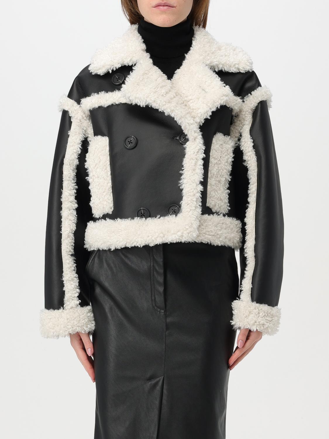 Shop Stand Studio Jacket Woman Color Black In Schwarz
