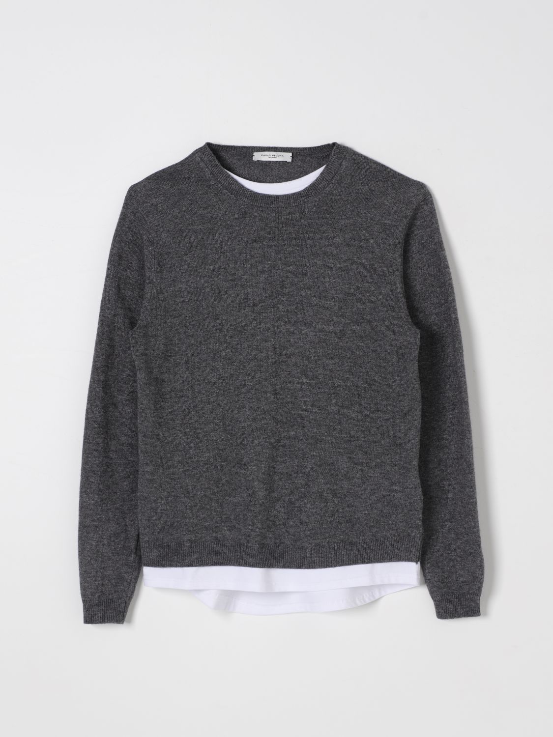 Paolo Pecora Sweater  Kids Color Grey In Black