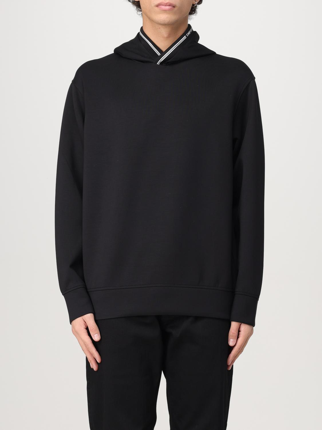 Emporio Armani Sweatshirt  Men Color Black In Schwarz