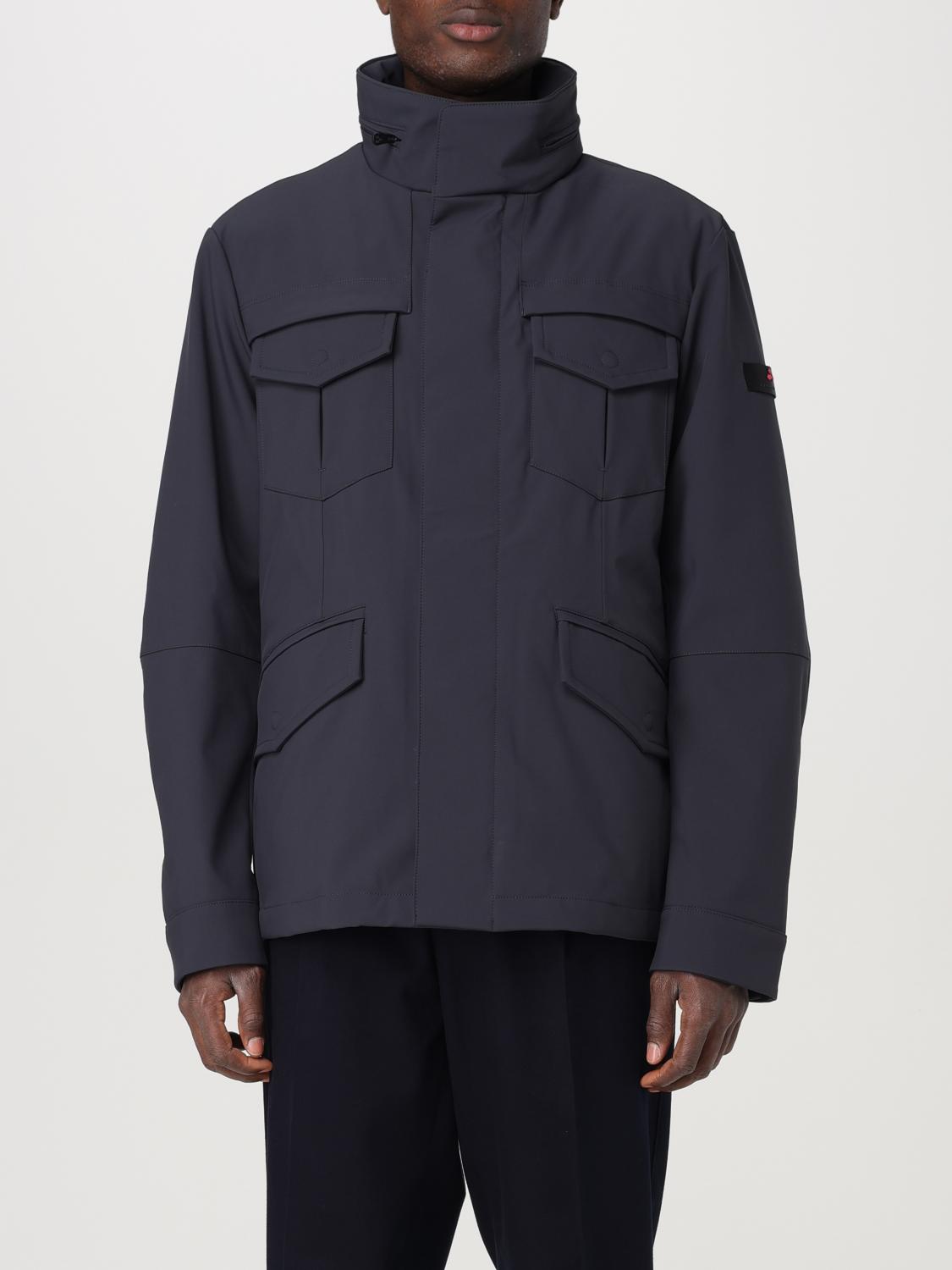 Peuterey Long Sleeve Casual Jacket In Blau