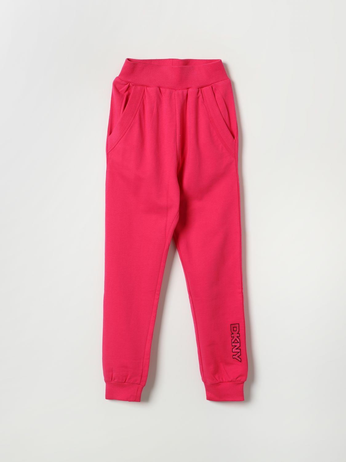 Shop Dkny Pants  Kids Color Fuchsia