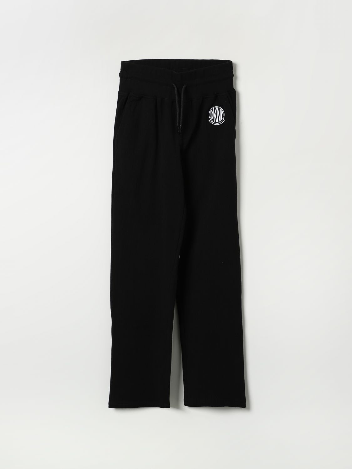 Shop Dkny Pants  Kids Color Black In Schwarz