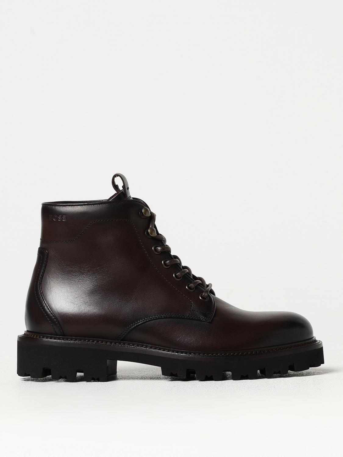 Boots BOSS Men color Brown Boots BOSS Men color Brown