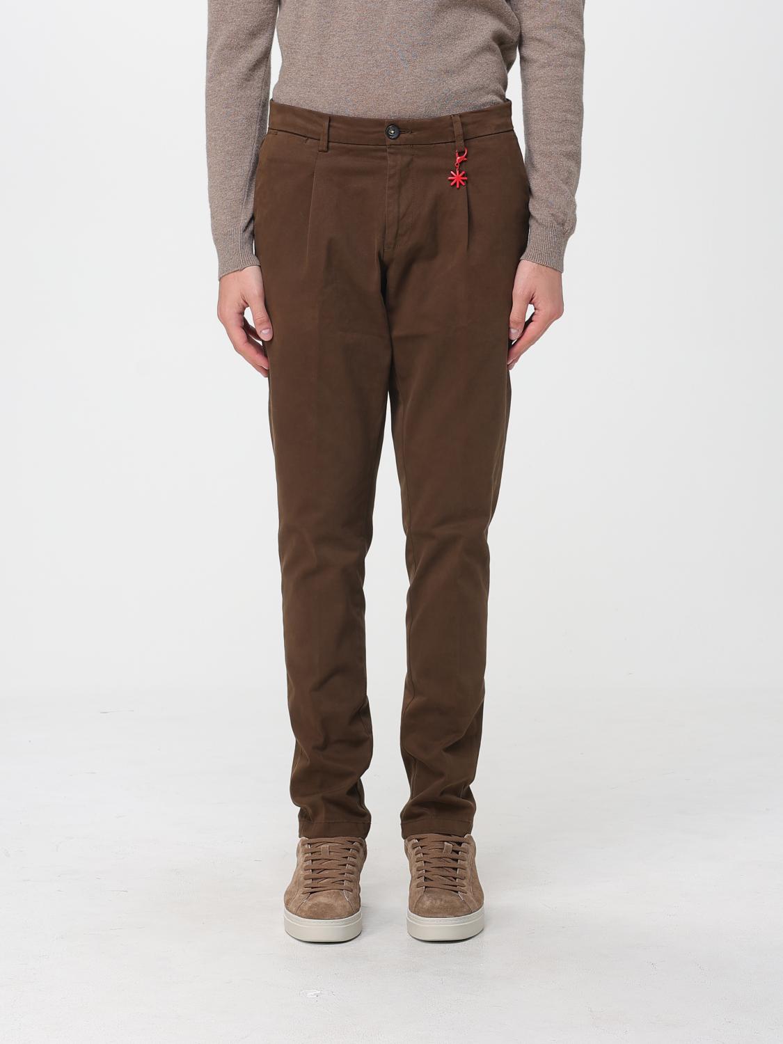 Manuel Ritz Pants  Men Color Camel In Brown