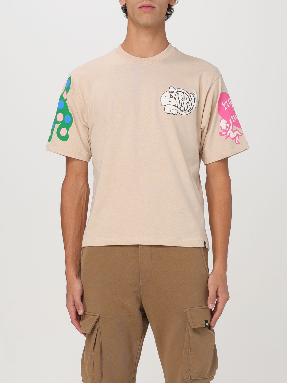 Barrow T-shirt  Men Color Sand