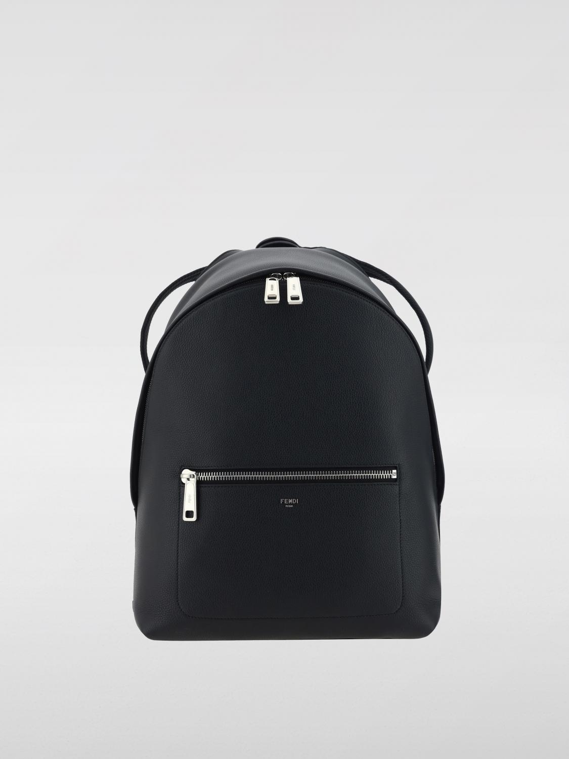 Backpack FENDI Men color Black