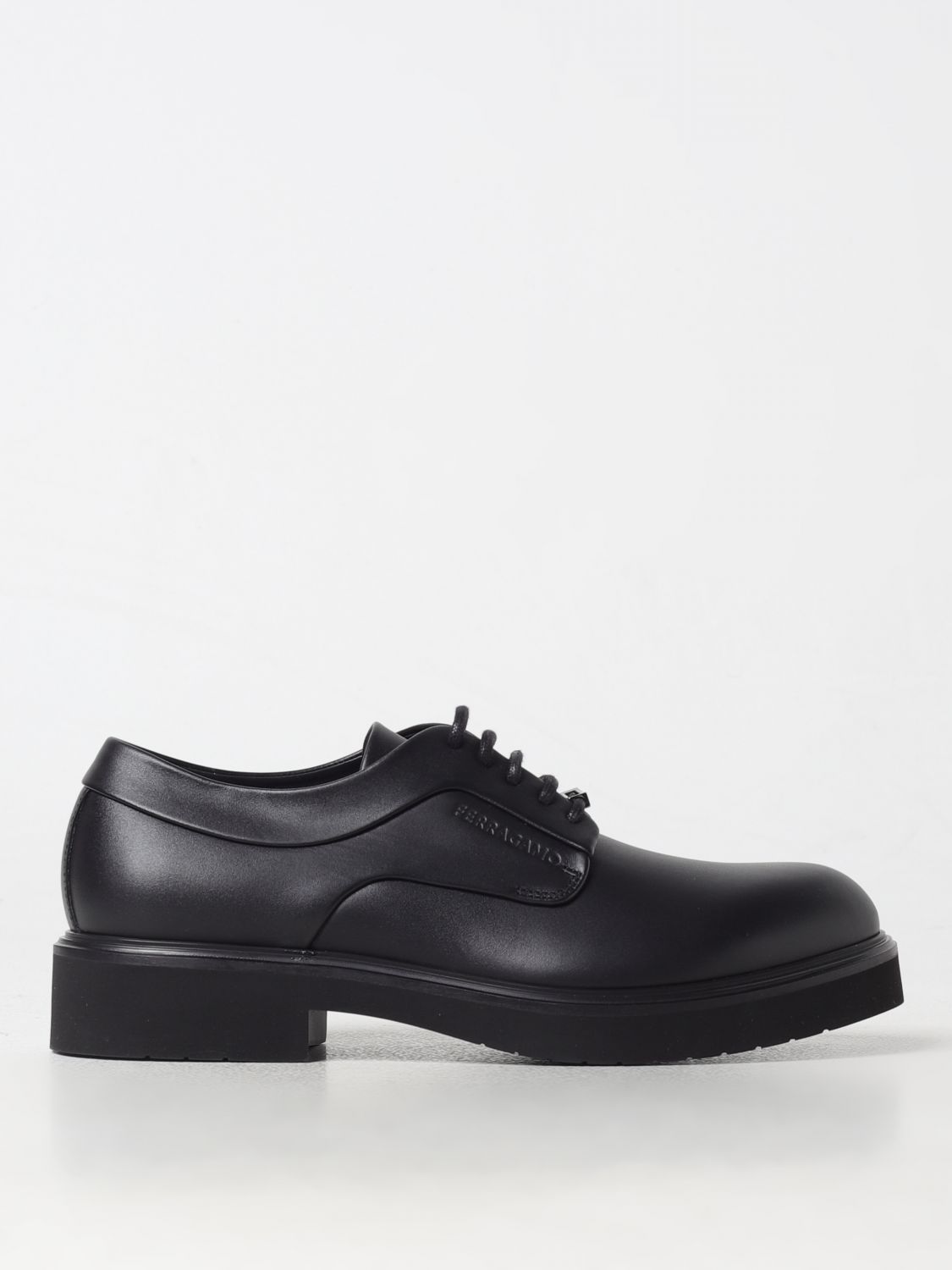 Ferragamo Brogue Shoes  Men Color Black In Schwarz