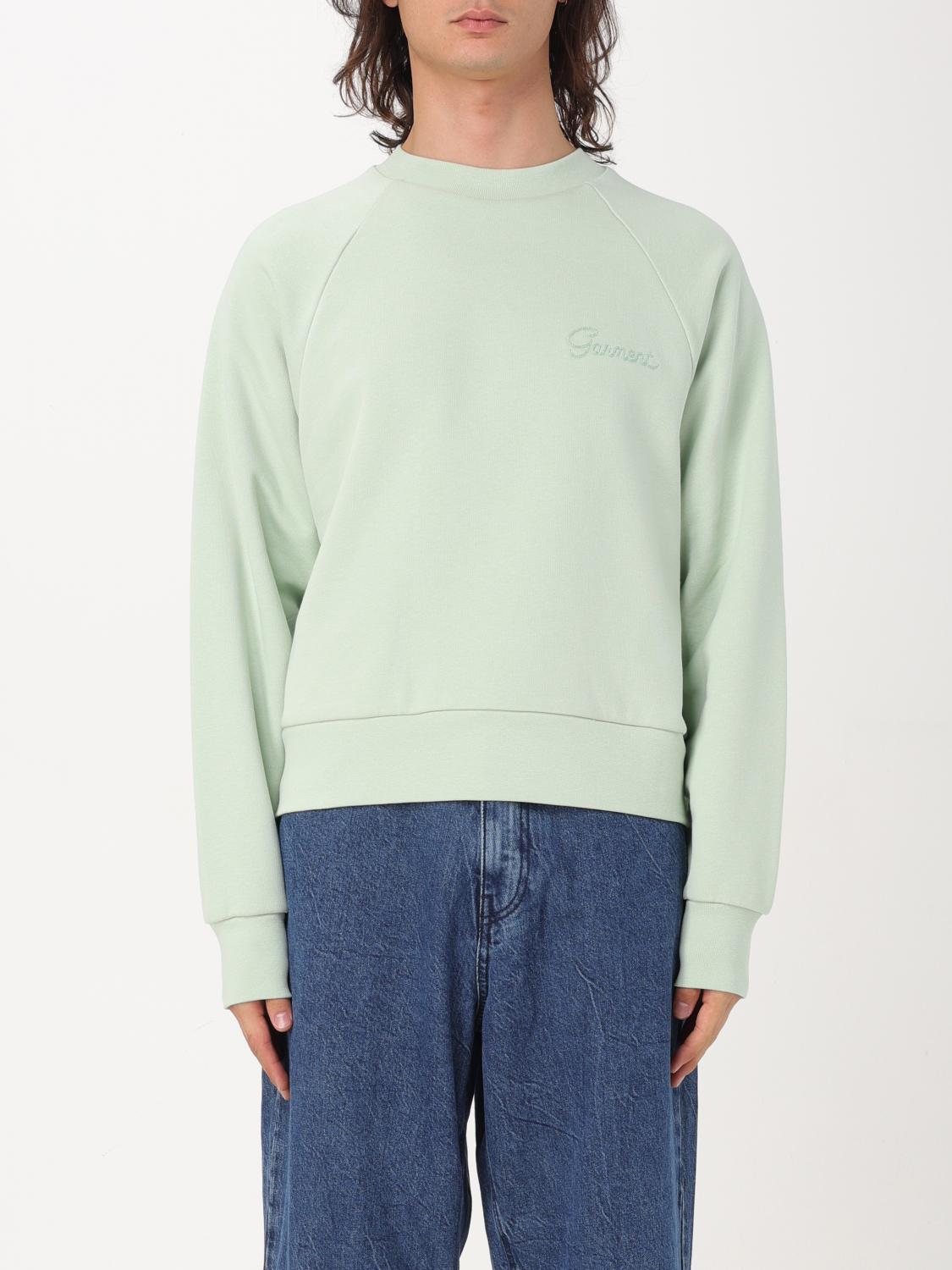 Garment Workshop Logo-embroidered Sweatshirt In Grün