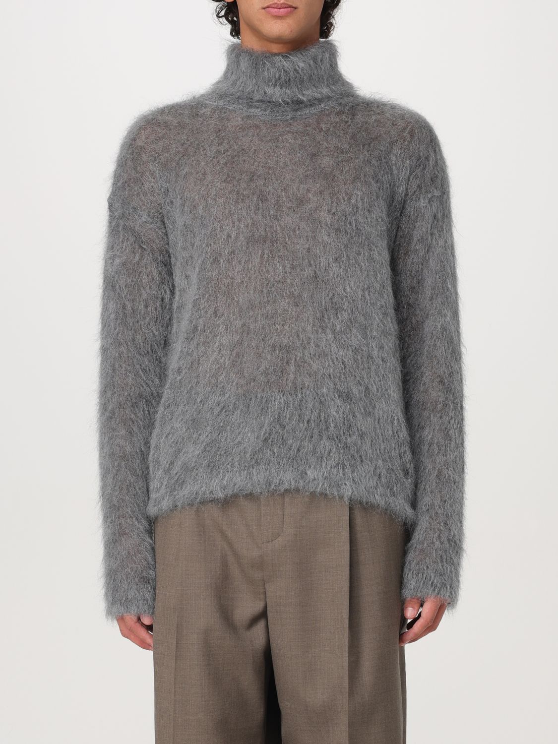 Saint Laurent Sweater  Men Color Grey In Grau