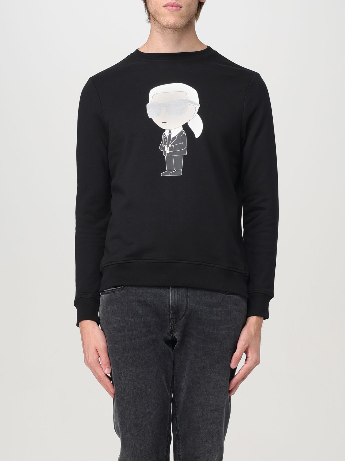 KARL LAGERFELD SWEATER KARL LAGERFELD MEN COLOR BLACK G20967002