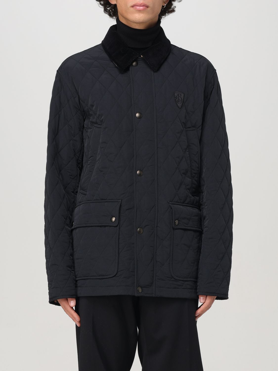 Shop Burberry Jacket  Men Color Black In Schwarz