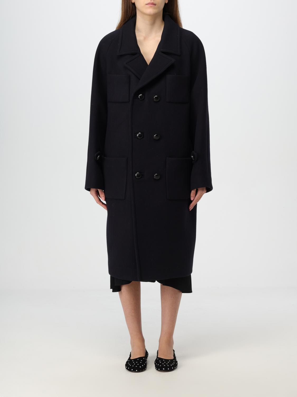 N°21 Coat N° 21 Woman Color Blue In Blau