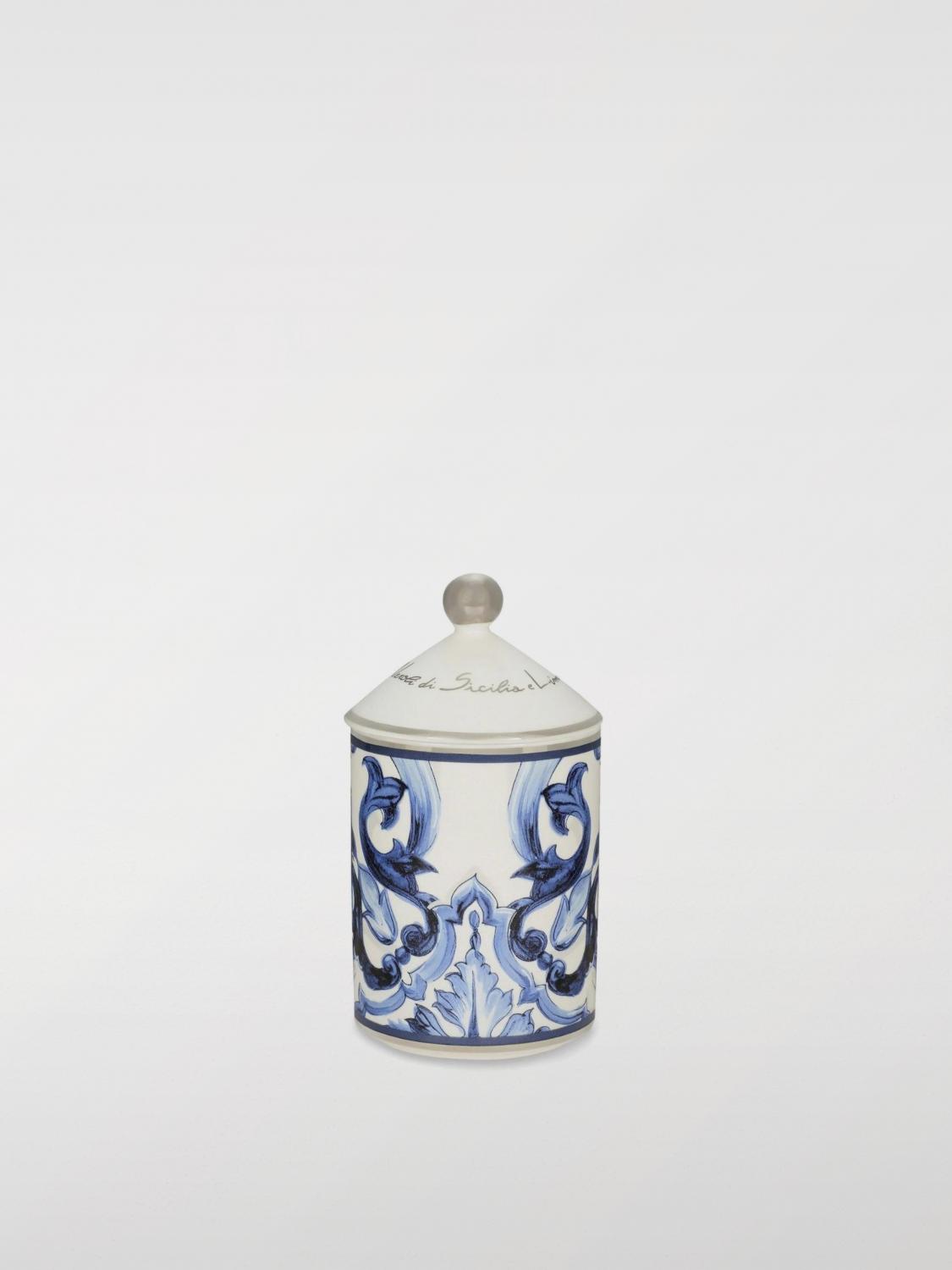 Dolce & Gabbana Candles And Fragrances Lifestyle   In Blue