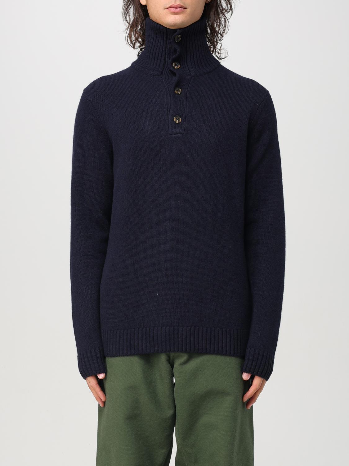 Shop Ecoalf Sweater  Men Color Blue In Blau