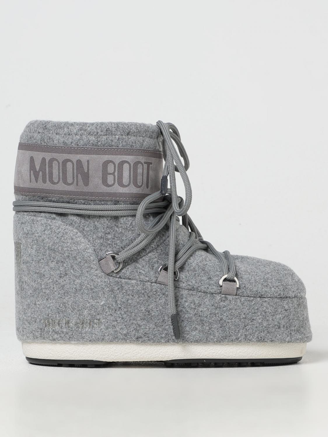 Moon Boot Mb Icon Low Felt In Grau