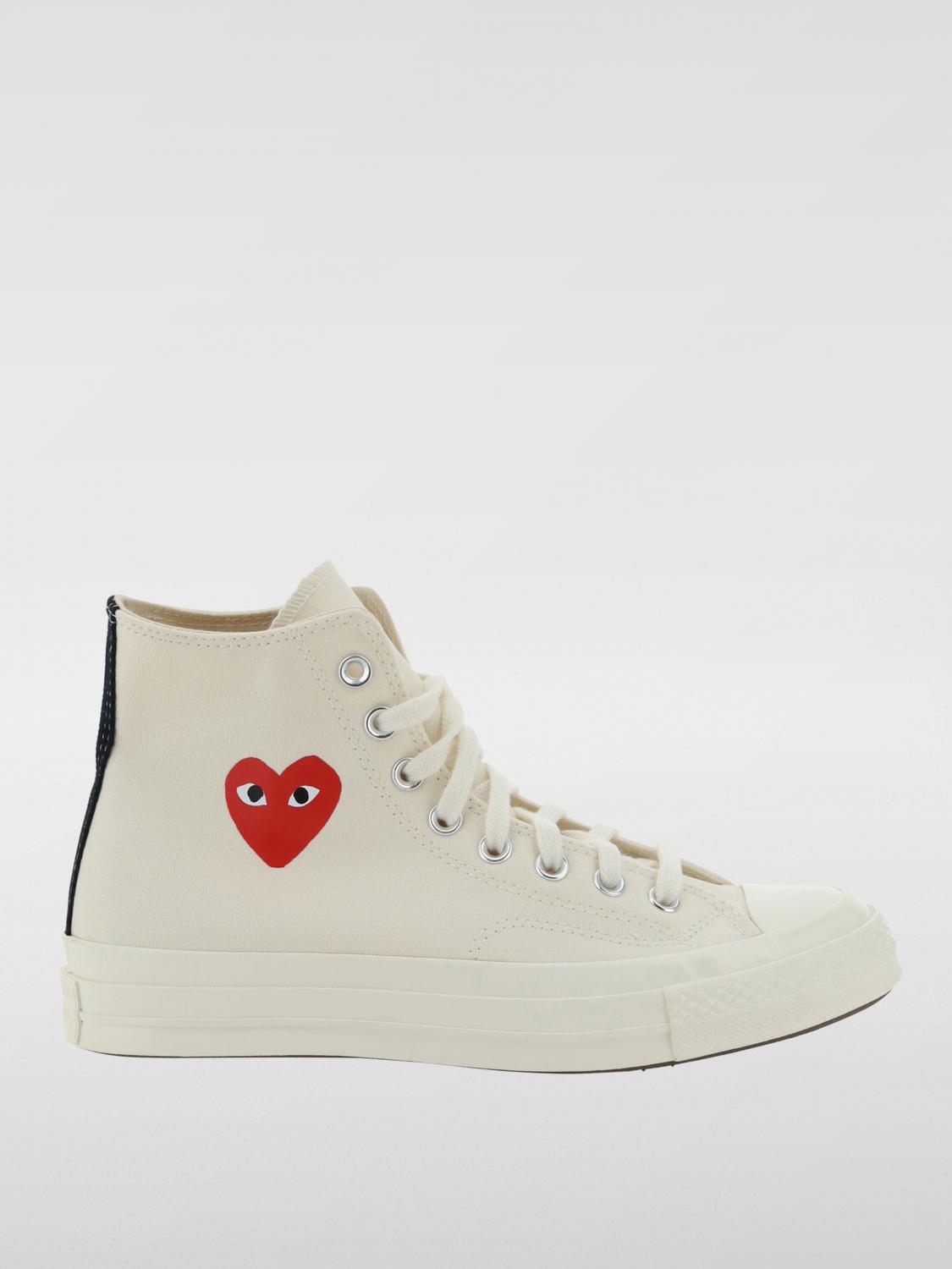 Comme Des Garçons Play Comme Des Garcons Play X Converse Single Heart Chuck 70 Sneakers In Neutral