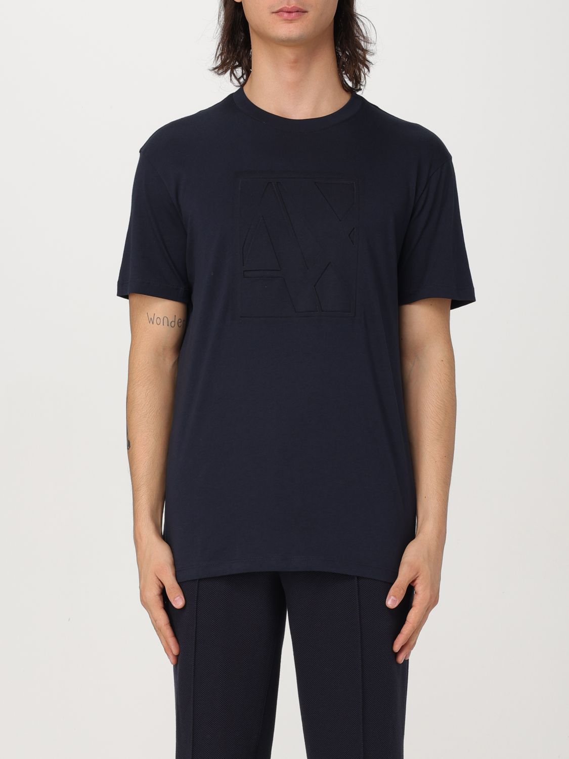 Armani Exchange T-shirt  Men Color Blue In Blau