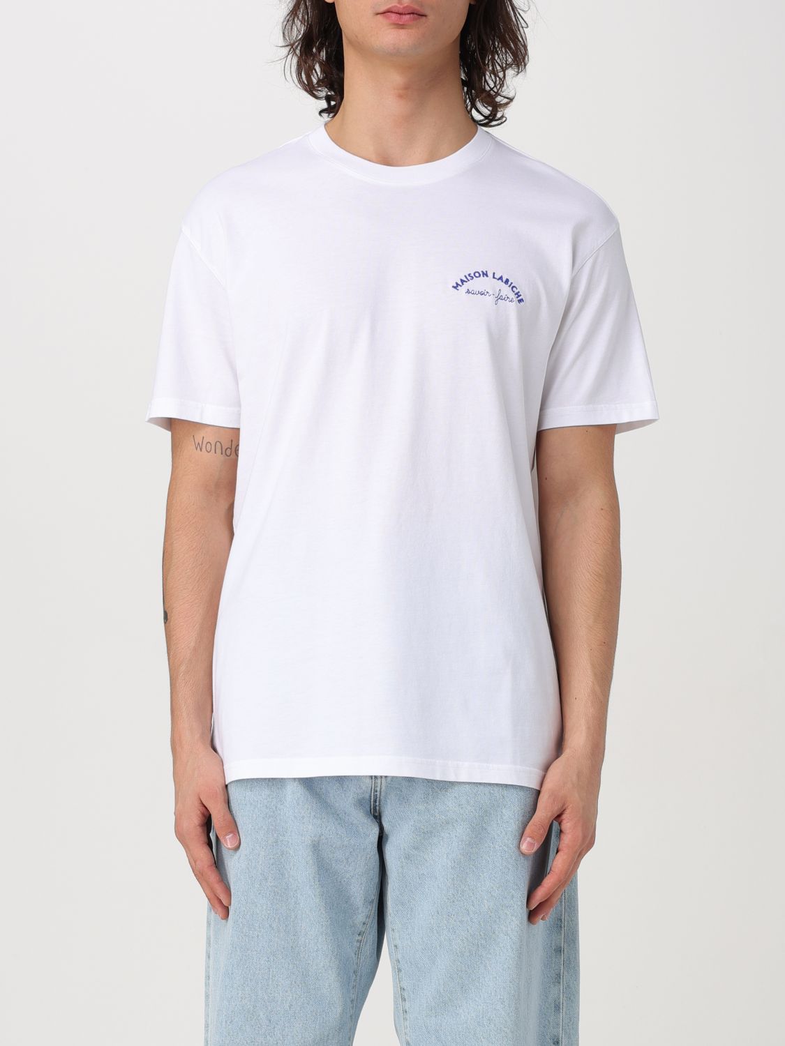 Shop Maison Labiche T-shirt  Men Color White In Weiss