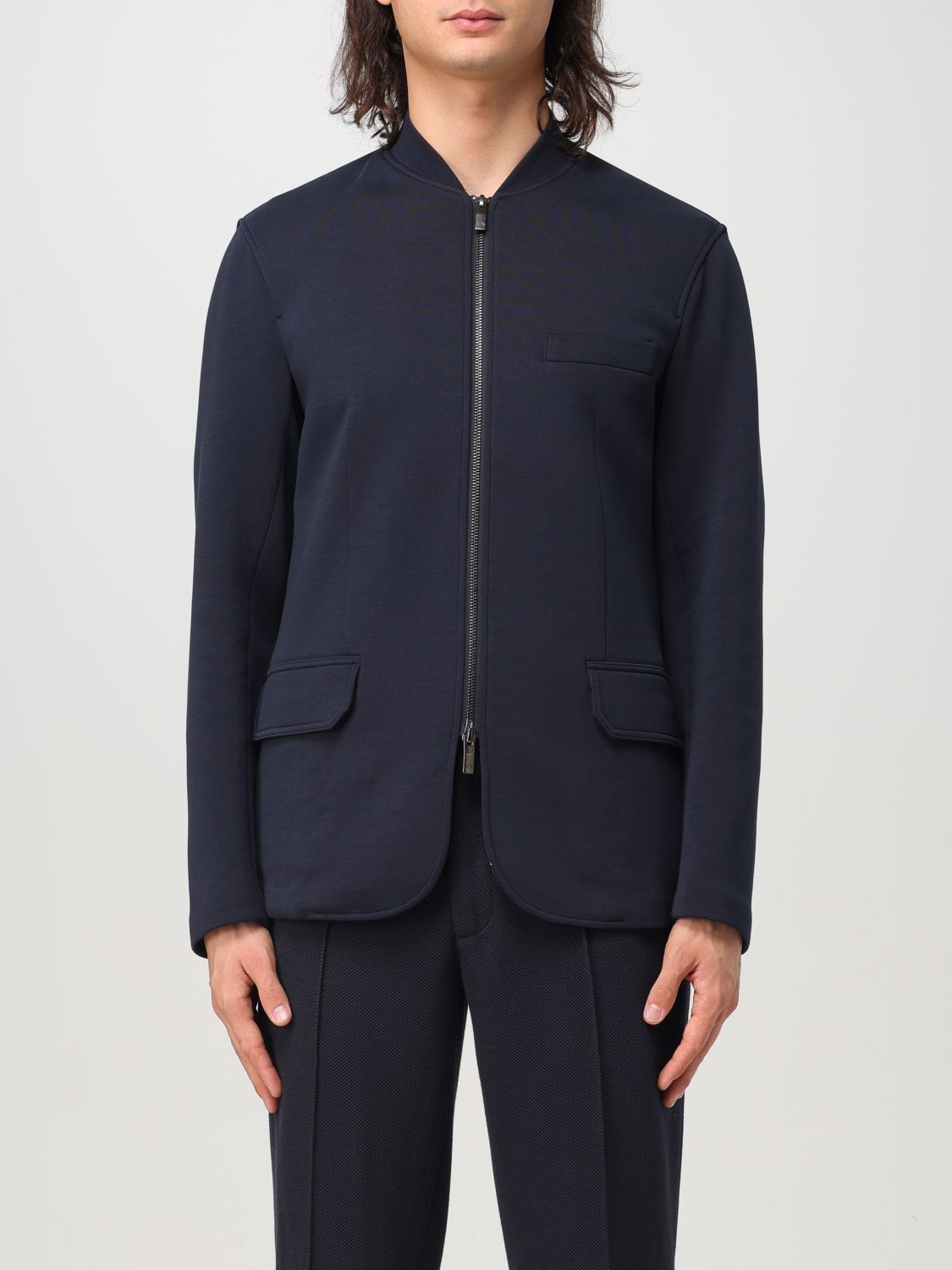 Armani Exchange Jacket  Men Color Blue In Blau