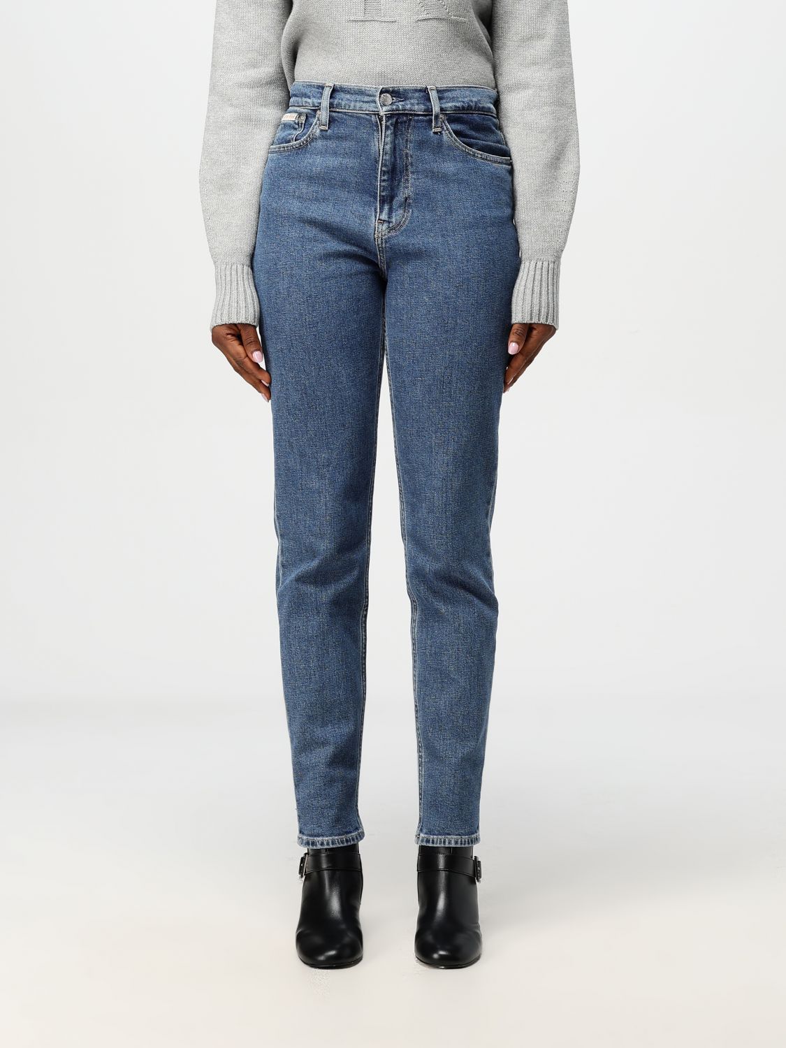 Shop Calvin Klein Jeans  Woman Color Denim